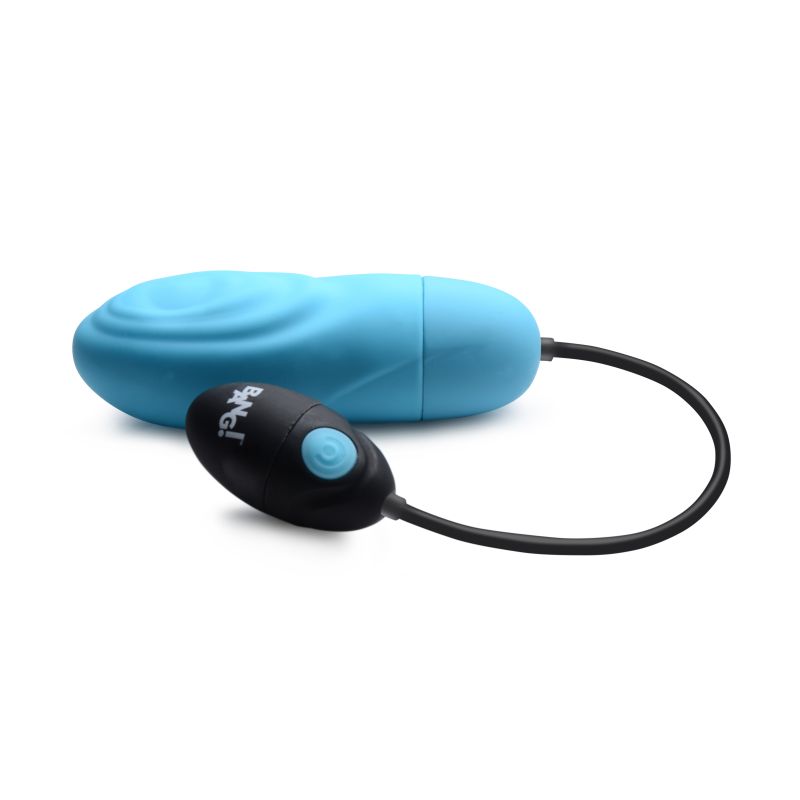 7X Pulsing Rechargeable Bullet - Blue - K. P.