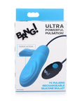 7X Pulsing Rechargeable Bullet - Blue - K. P.