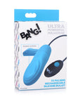 7X Pulsing Rechargeable Bullet - Blue - K. P.