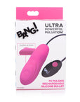 7X Pulsing Rechargeable Bullet - Pink - K. P.