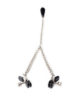 The Master Series - Titty Taunter Nipple Clamps with Weighted Bead - K. P.
