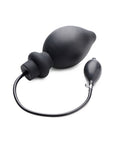 The Master Series - Ass-Pand Large Inflatable Silicone Plug - Black - K. P.