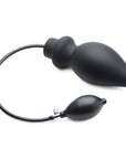 The Master Series - Ass-Pand Large Inflatable Silicone Plug - Black - K. P.