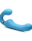 Strap U - Mighty Rider 10X Strapless Strap-On with Remote - Blue - K. P.