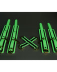 The Master Series - Kink In the Dark Glowing Hog Tie Set - Fluro Green - K. P.