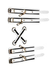 The Master Series - Kink In the Dark Glowing Hog Tie Set - Fluro Green - K. P.