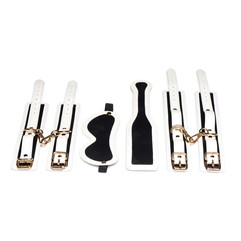 The Master Series -  Kink In the Dark Glowing Bondage Set - Fluro Green - K. P.