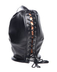 Strict - Zip Front Bondage Hood - Black - K. P.