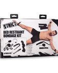 Strict - Bed Restraint Bondage Kit - Black - K. P.