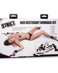 Strict - Bed Restraint Bondage Kit - Black - K. P.