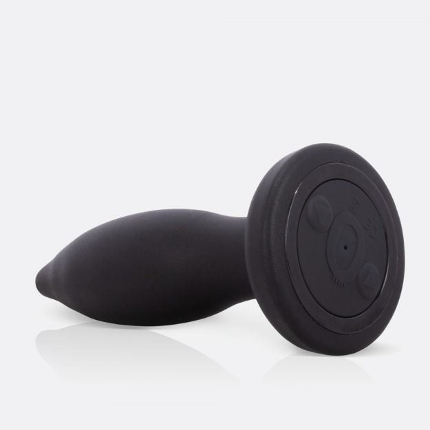 Charged My Secret - Vibrating Plug With Remote - Black - K. P.