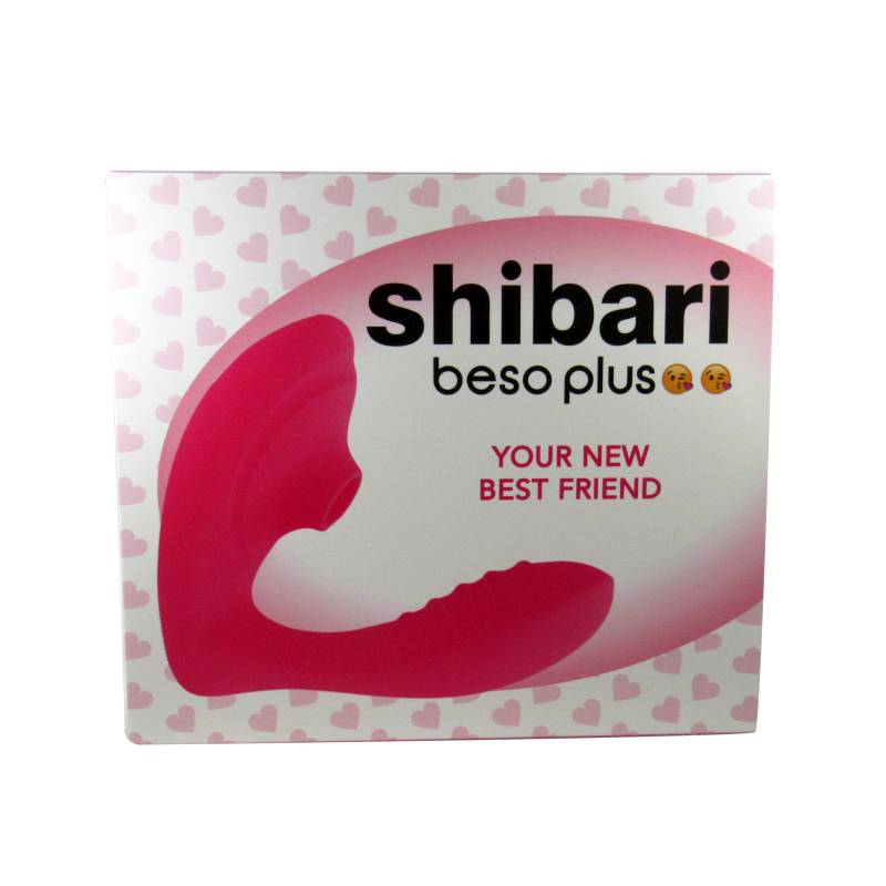 G-Spot and Clitoral Vibrator - Beso Plus - Pink - K. P.