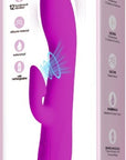 Rabbit Vibrator w/ Suction - Purple - K. P.