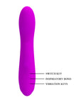 Rabbit Vibrator w/ Suction - Purple - K. P.