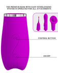 Vibrator & Attachments - Thrill Kit - Purple - K. P.
