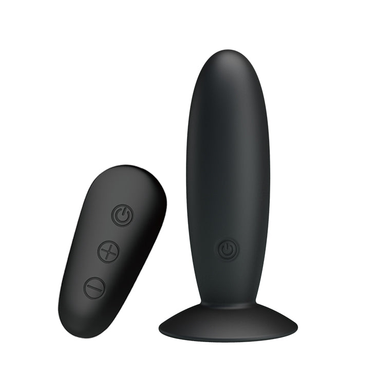 Mr. Play - Remote Control Vibrating Anal Plug - Black - K. P.