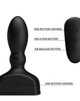 Mr. Play - Inflatable Anal Plug - Black - K. P.