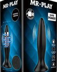 Mr. Play - Vibrating Anal Plug - Black - K. P.