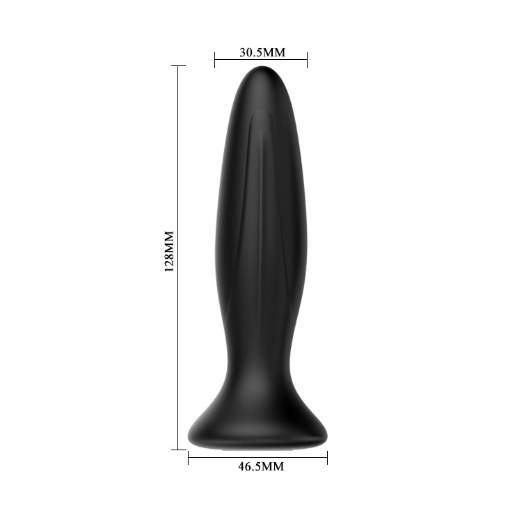 Mr. Play - Vibrating Anal Plug - Black - K. P.