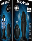 Mr. Play - Powerful Vibrating Anal Plug - Black - K. P.