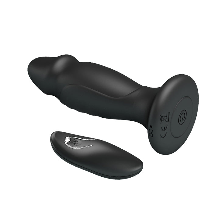 Mr. Play - Powerful Vibrating Anal Plug - Black - K. P.