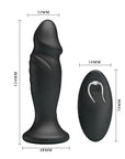 Mr. Play - Powerful Vibrating Anal Plug - Black - K. P.