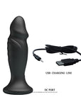 Mr. Play - Powerful Vibrating Anal Plug - Black - K. P.