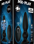 Mr. Play - Powerful Vibrating Anal Plug - Black - K. P.