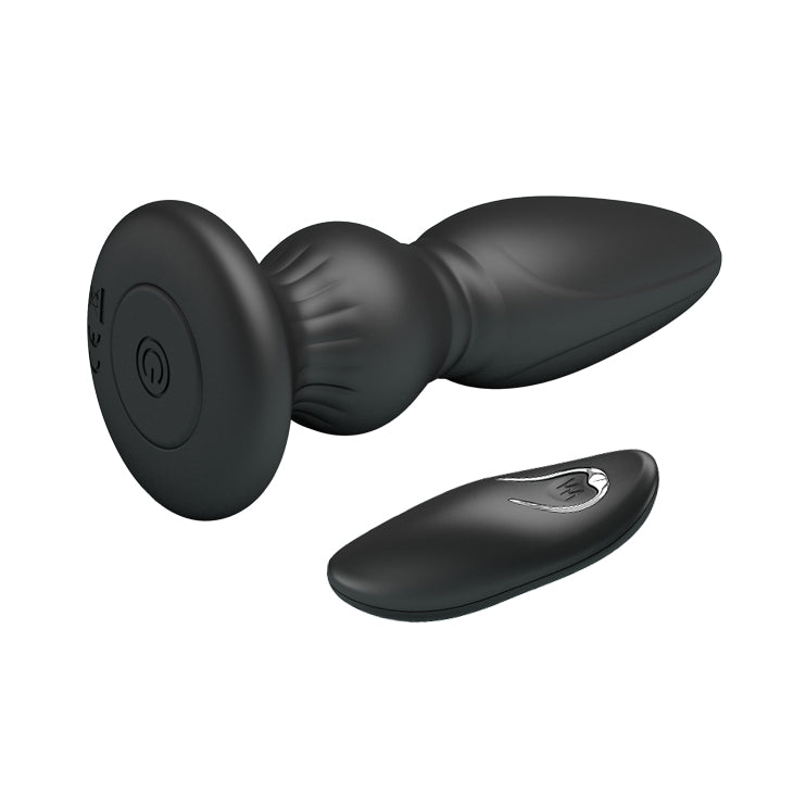 Mr. Play - Powerful Vibrating Anal Plug - Black - K. P.