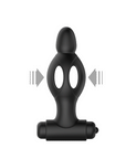 Mr. Play - Silicone Vibrating Anal Plug - Black - K. P.