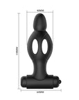 Mr. Play - Silicone Vibrating Anal Plug - Black - K. P.