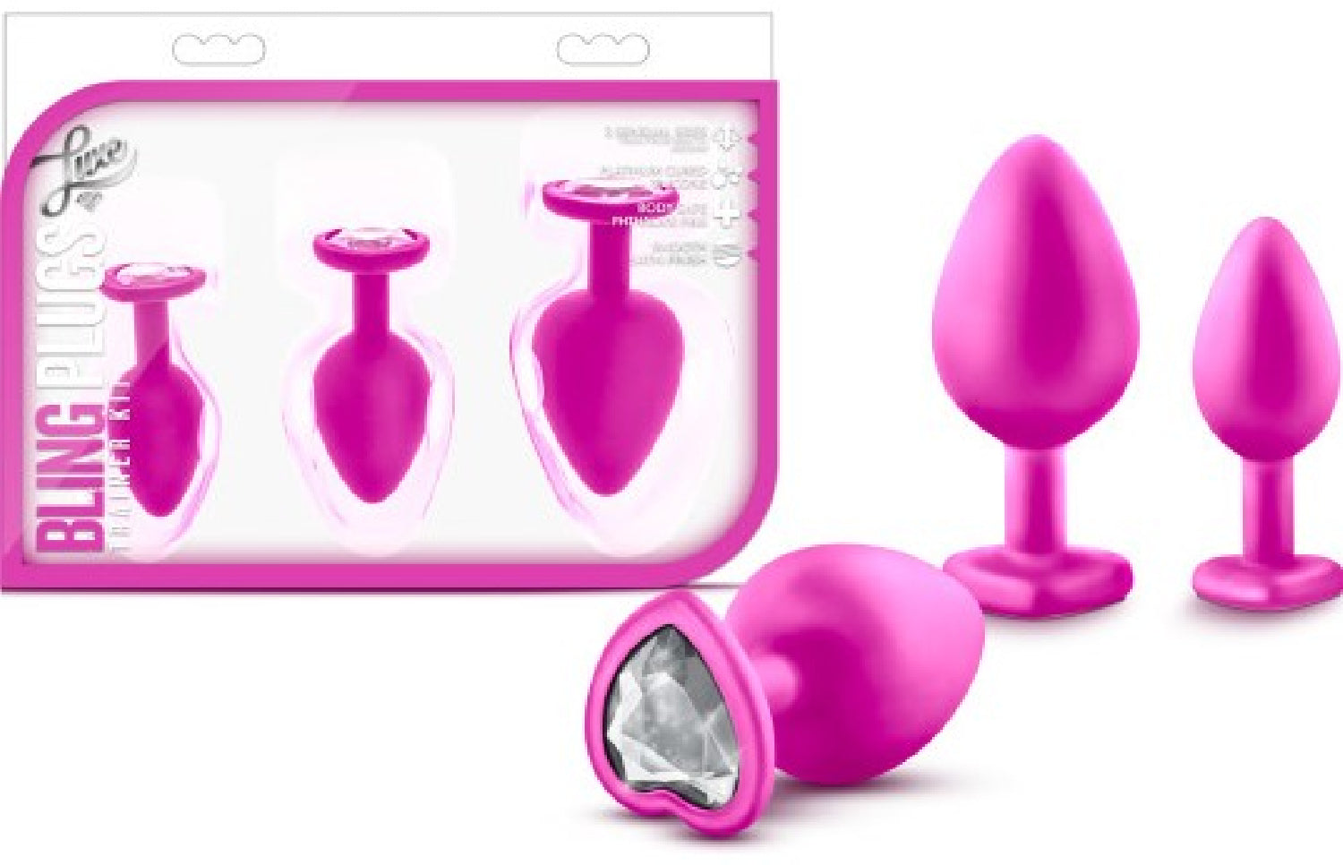 Luxe - Bling Plugs Trainer Kit - Pink - K. P.