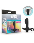 Anal Adventures - Platinum Silicone Prostate Massager 01 - Black - K. P.