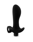 Anal Adventures - Platinum Silicone Prostate Massager 01 - Black - K. P.