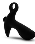 Anal Adventures - Platinum Silicone Prostate Massager 01 - Black - K. P.