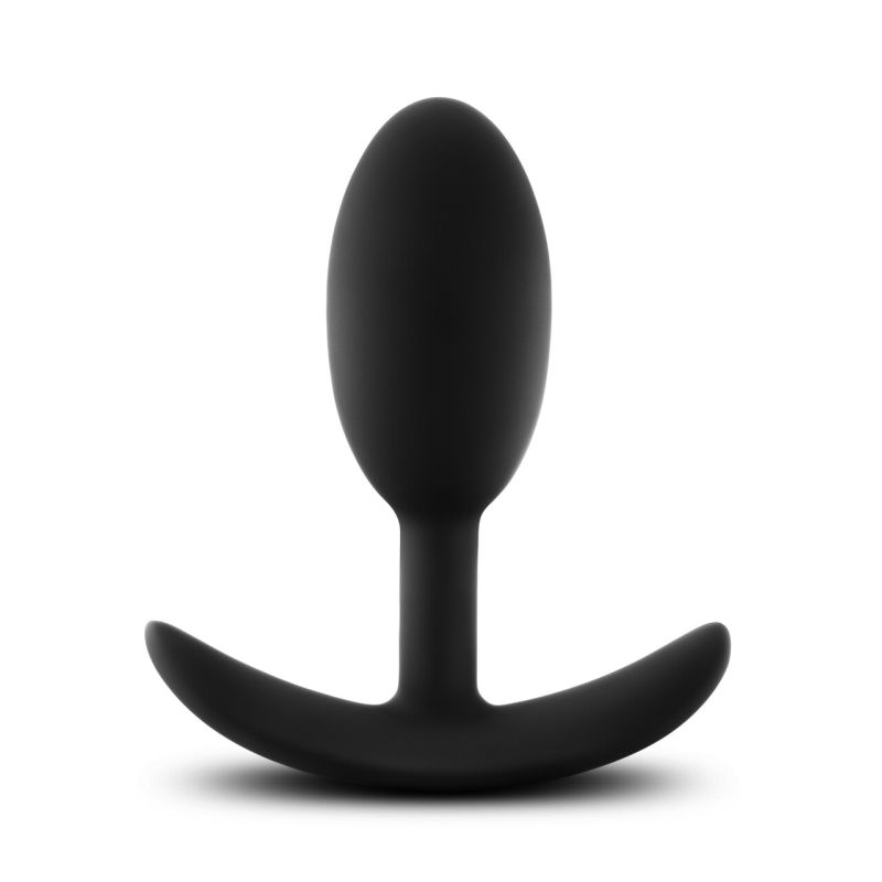 Anal Adventures - Platinum Silicone Vibra Slim Plug - Medium - K. P.