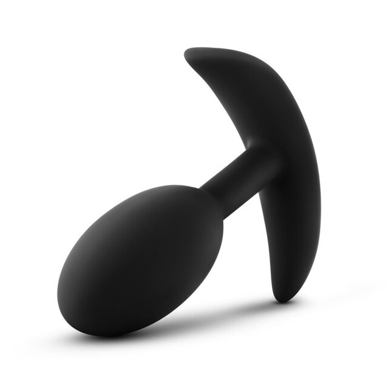 Anal Adventures - Platinum Silicone Vibra Slim Plug - Medium - K. P.