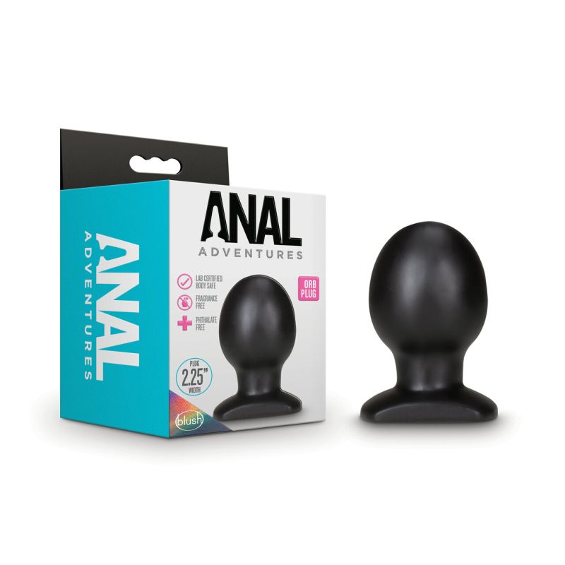 Anal Adventures - Orb Plug - Black - K. P.