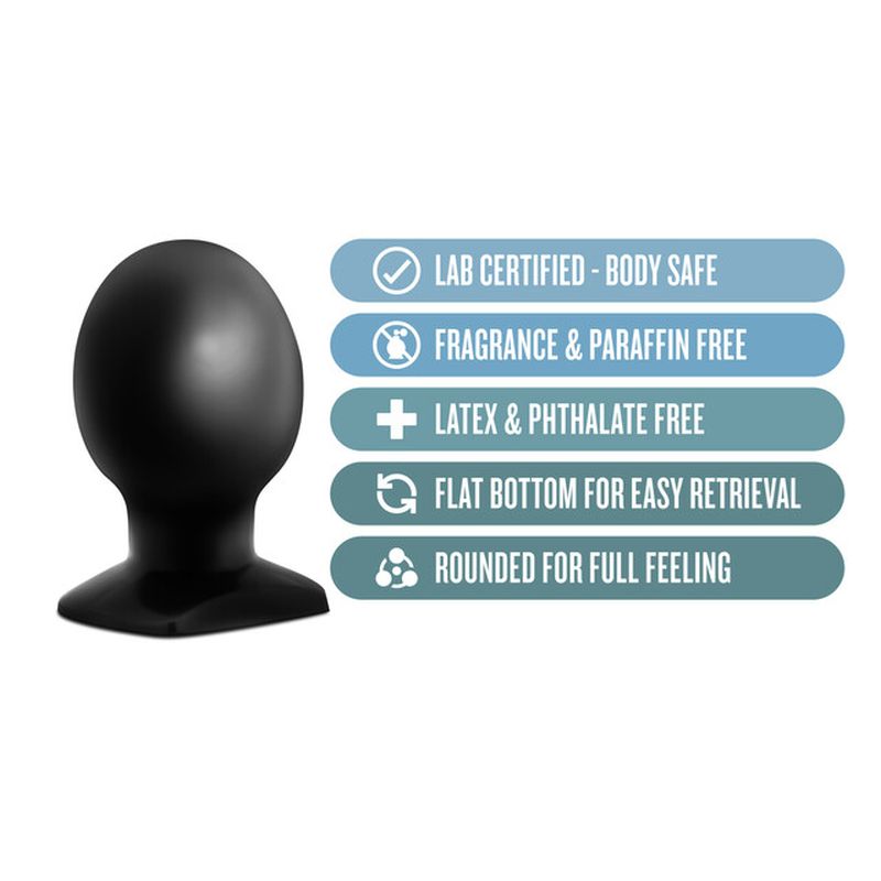 Anal Adventures - Orb Plug - Black - K. P.