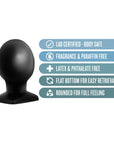 Anal Adventures - Orb Plug - Black - K. P.