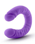 Ruse - Silicone Slim 18 Inch Double Dong - Purple - K. P.