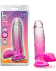 B Yours - Sugar Magnolia 7 Inch Dildo - Fuchsia - K. P.