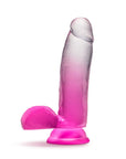 B Yours - Sugar Magnolia 7 Inch Dildo - Fuchsia - K. P.