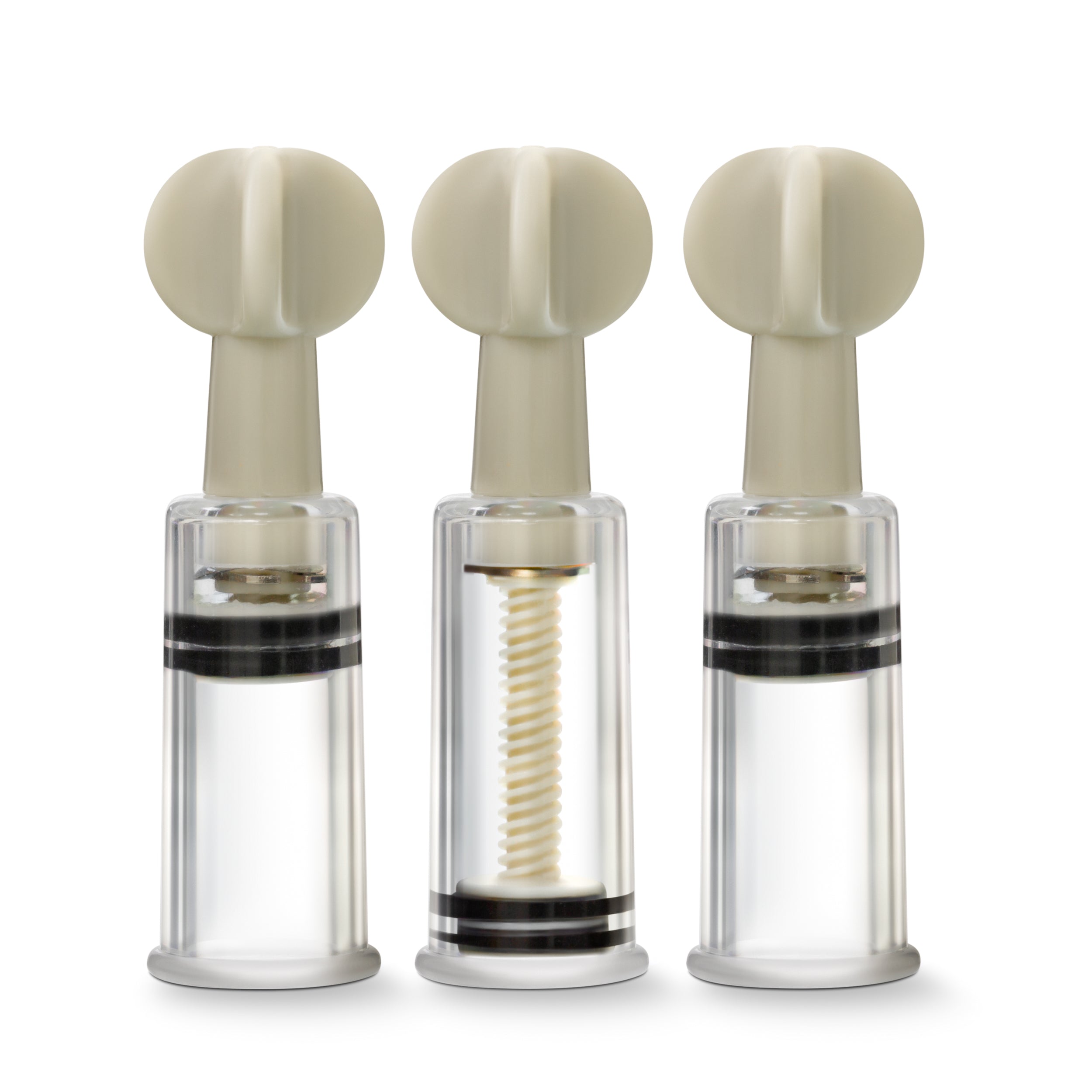 Temptasia - Nipple and Clit Twist Suckers 3 Pieces - K. P.