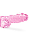 Naturally Yours - 8" Crystaline Dildo - Rose - K. P.
