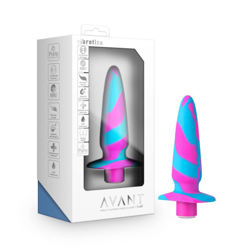 Avant - Vibrotize Vibrating Plug - Fuchsia - K. P.