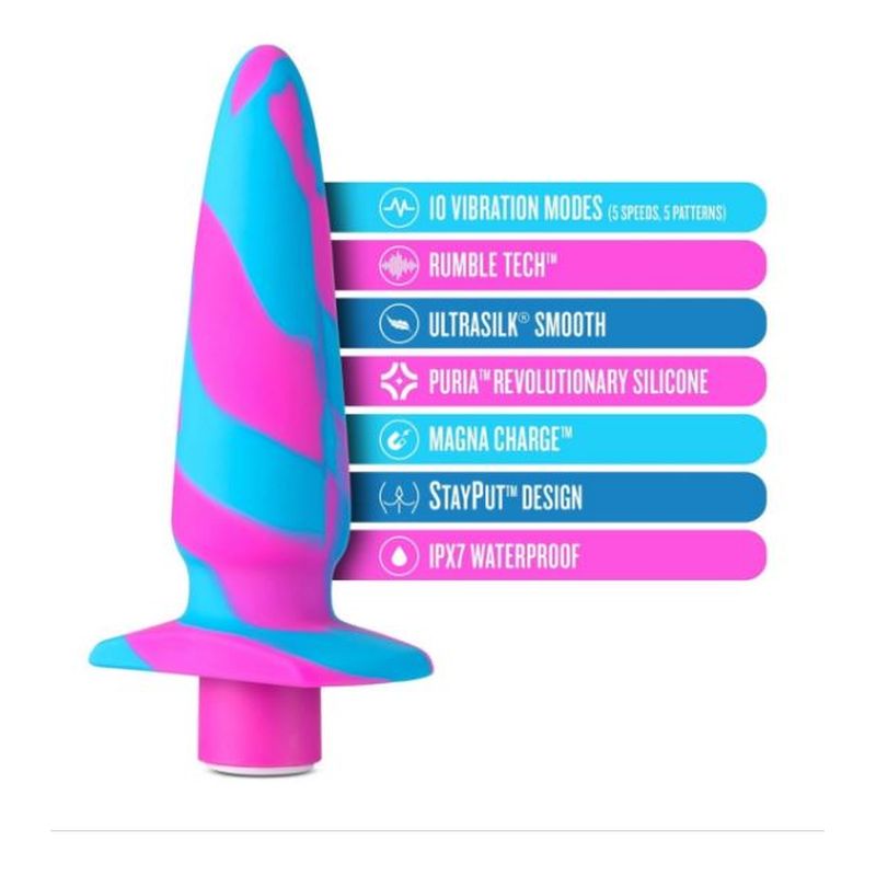 Avant - Vibrotize Vibrating Plug - Fuchsia - K. P.