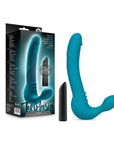 Temptasia - Luna Strapless Silicone Dildo - Teal - K. P.