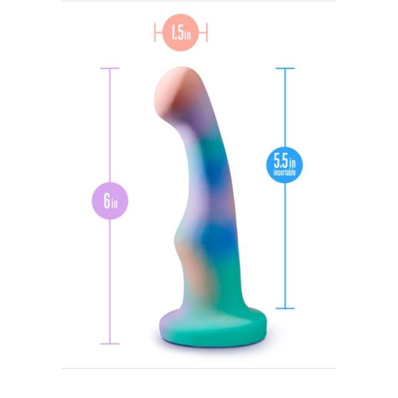 Avant - Opal Dreams Silicone Dildo - Aqua - K. P.
