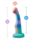 Avant - Opal Dreams Silicone Dildo - Aqua - K. P.